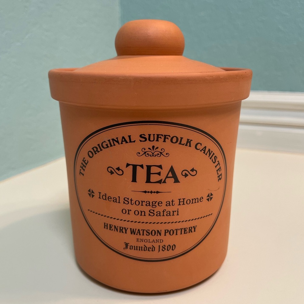Henry Watson Airtight Tea Canister Made in England Original Suffolk Collection